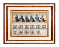 Pair of 19th Century "Knights of Companions" Engravings