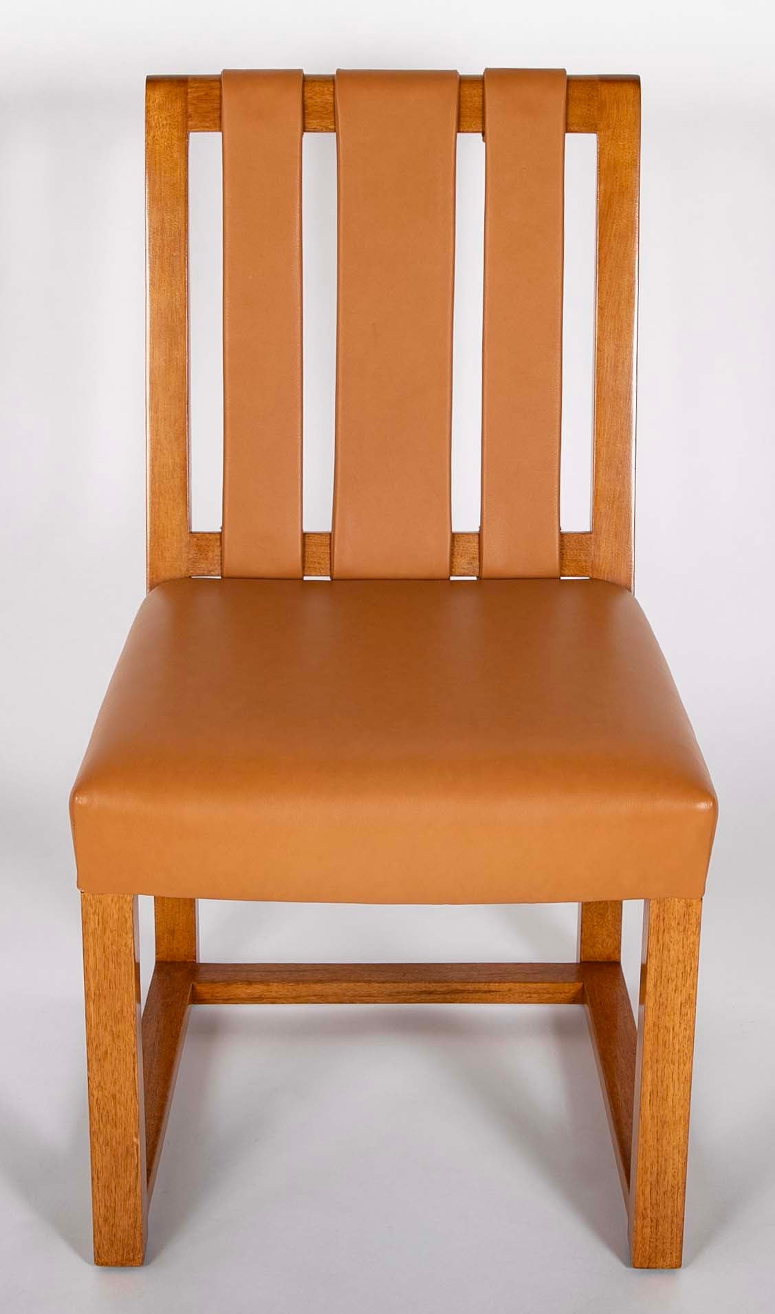 Rose Tarlow Leather "Ribbon Chair"