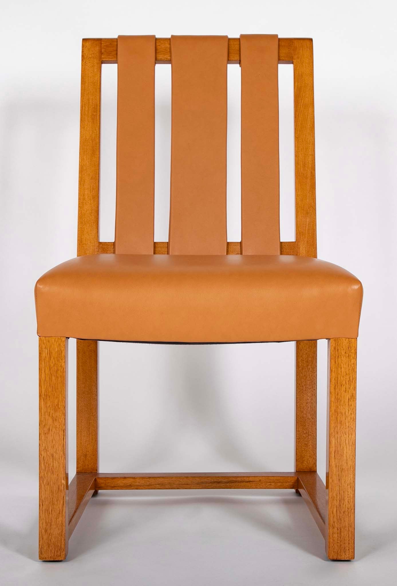Rose Tarlow Leather "Ribbon Chair"