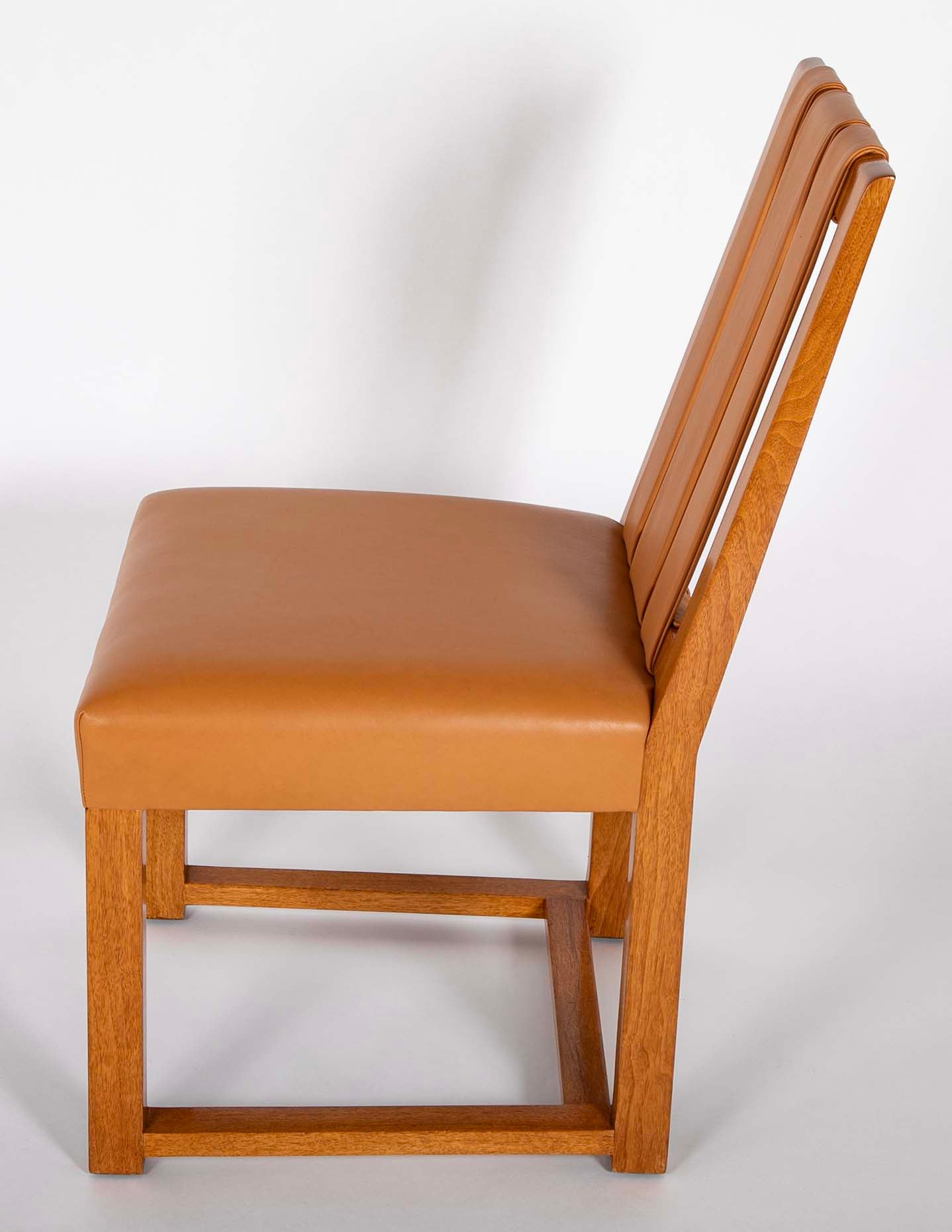 Rose Tarlow Leather "Ribbon Chair"