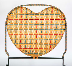 Set of Rattan & Wrought Iron Folding Chairs by "Un Jardin en Plus" Paris
