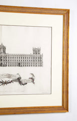 Pair of Carolius Nolli Engravings of Italian Architect Luigi Vanvitelli's Royal Palace of Caserta