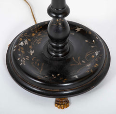 A 20th Century Chinoiserie Bronze Floor Lamp