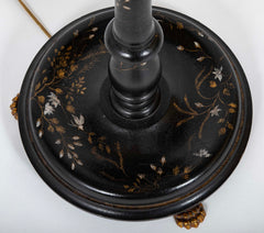 A 20th Century Chinoiserie Bronze Floor Lamp
