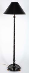 A 20th Century Chinoiserie Bronze Floor Lamp