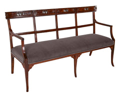 Late 18th/Early 19th Century Italian Walnut Bench or Settee