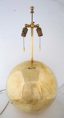 Karl Springer Brass Sphere Lamp