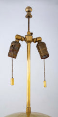 Karl Springer Brass Sphere Lamp