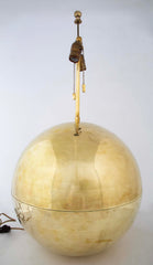 Karl Springer Brass Sphere Lamp