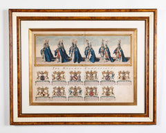 Pair of 19th Century "Knights of Companions" Engravings