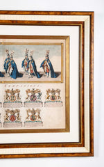 Pair of 19th Century "Knights of Companions" Engravings