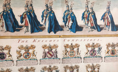 Pair of 19th Century "Knights of Companions" Engravings