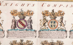 Pair of 19th Century "Knights of Companions" Engravings