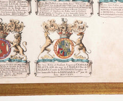 Pair of 19th Century "Knights of Companions" Engravings