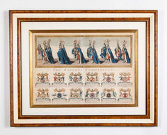 Pair of 19th Century "Knights of Companions" Engravings