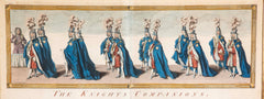Pair of 19th Century "Knights of Companions" Engravings