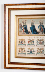 Pair of 19th Century "Knights of Companions" Engravings