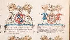 Pair of 19th Century "Knights of Companions" Engravings