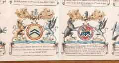 Pair of 19th Century "Knights of Companions" Engravings