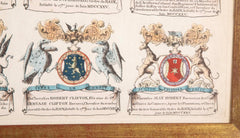 Pair of 19th Century "Knights of Companions" Engravings