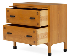 Swedish Design Chest of Drawers with Inlay
