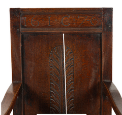 English Oak Joined Armchair