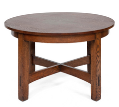 L. & J.G. Stickley Oak Breakfast Table, Model No. 544,