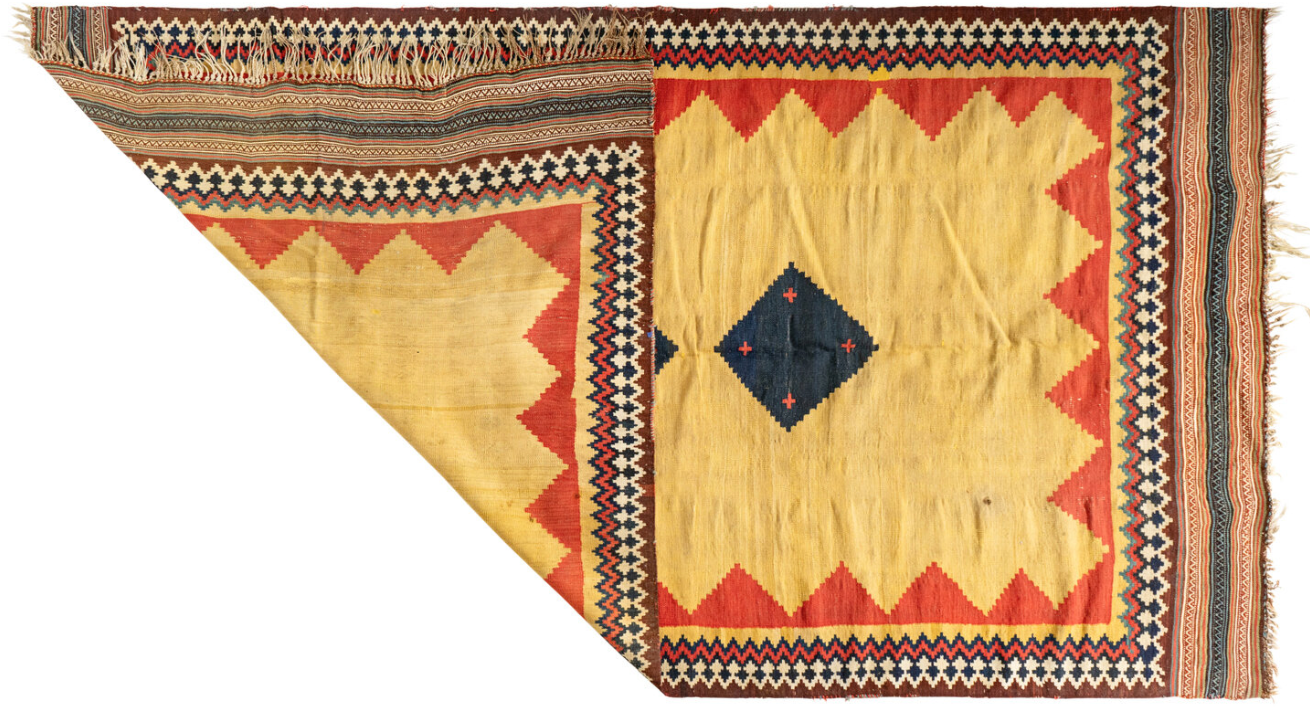 Khilim Wool Rug, Southwest Persia