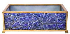 Tiffany Furnaces Gilt-Bronze and Favrile Glass Jardinière