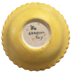 Guido Gambone Majolica Ceramic Bowl
