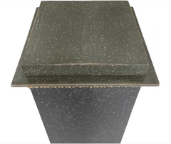 Pair of Swedish Gustavian Style Faux Porphyry Pedestals