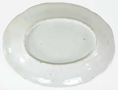 2 Oval Worcester  Dragons in Compartments Serving Dishes
