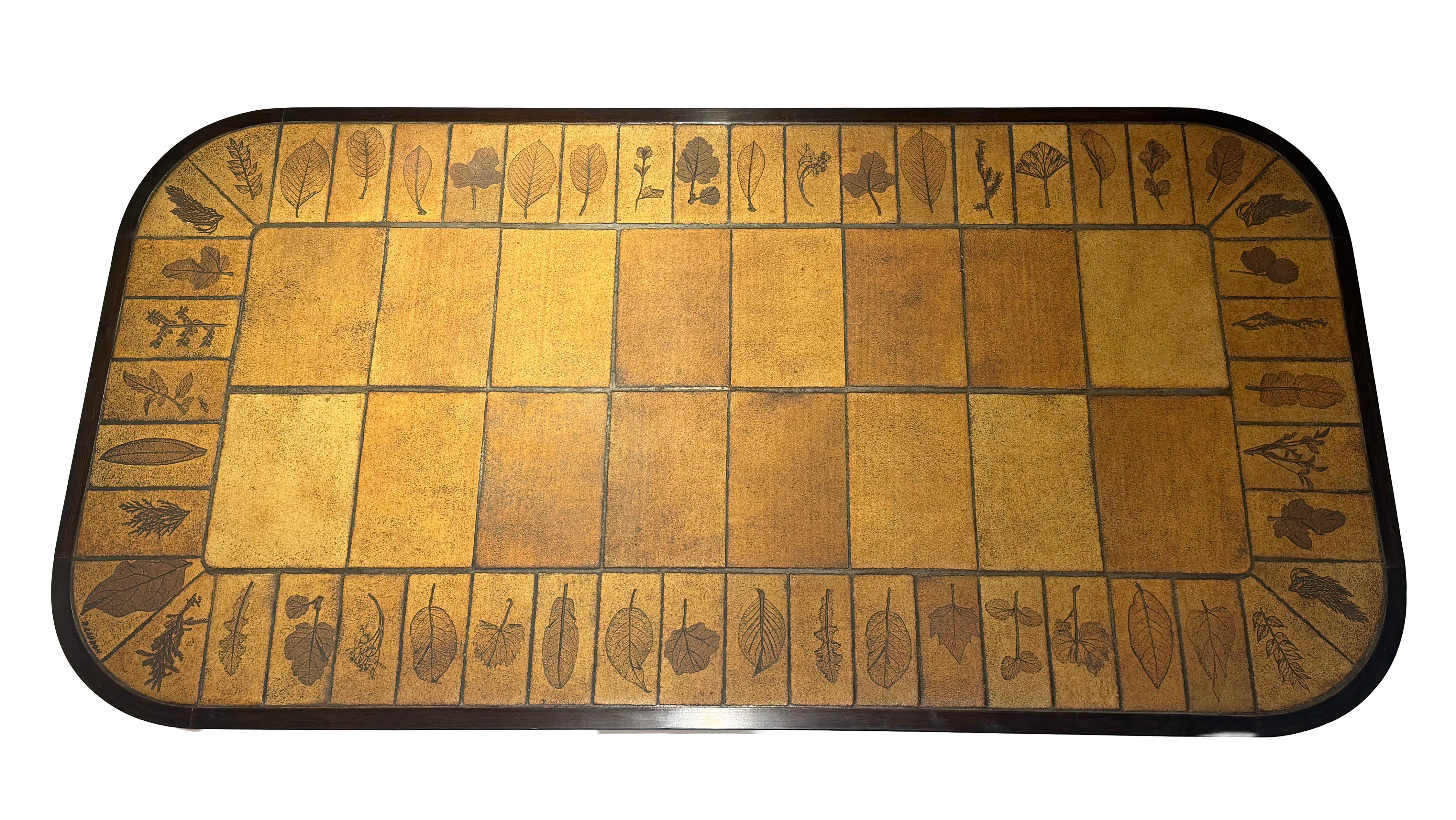 Roger Capron Large Ceramic Tile Top Coffee Table