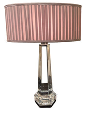 Pair of Baccarat 'Krysta' French Crystal Table Lamps