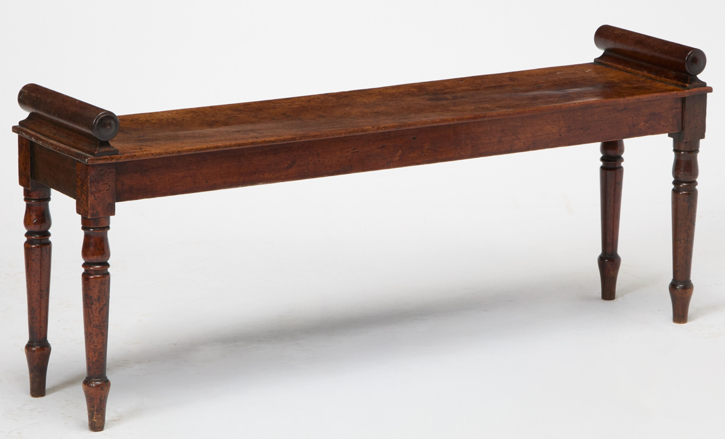 Regency Mahogany Hall Bench