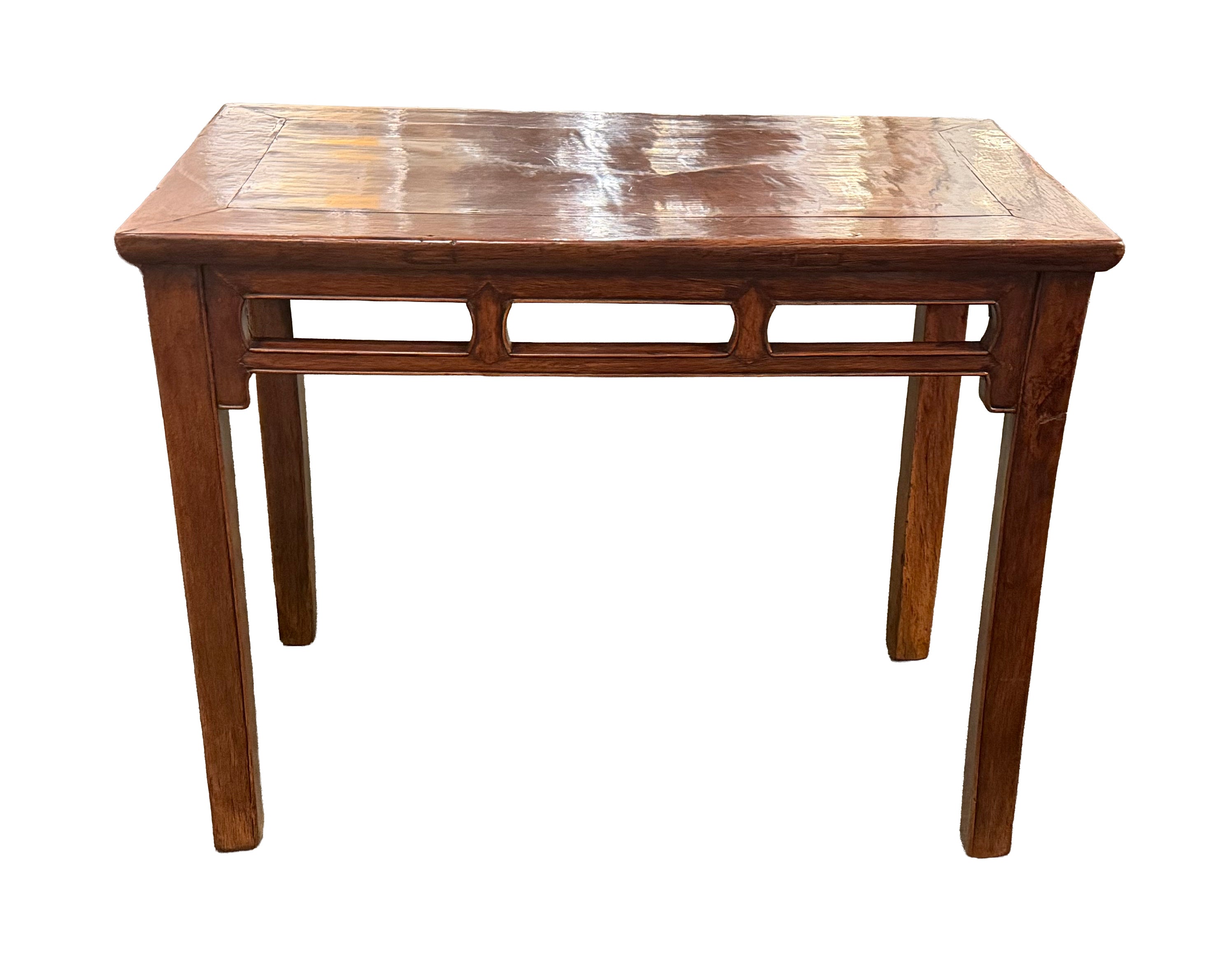 A Chinese Burl and Oak Table