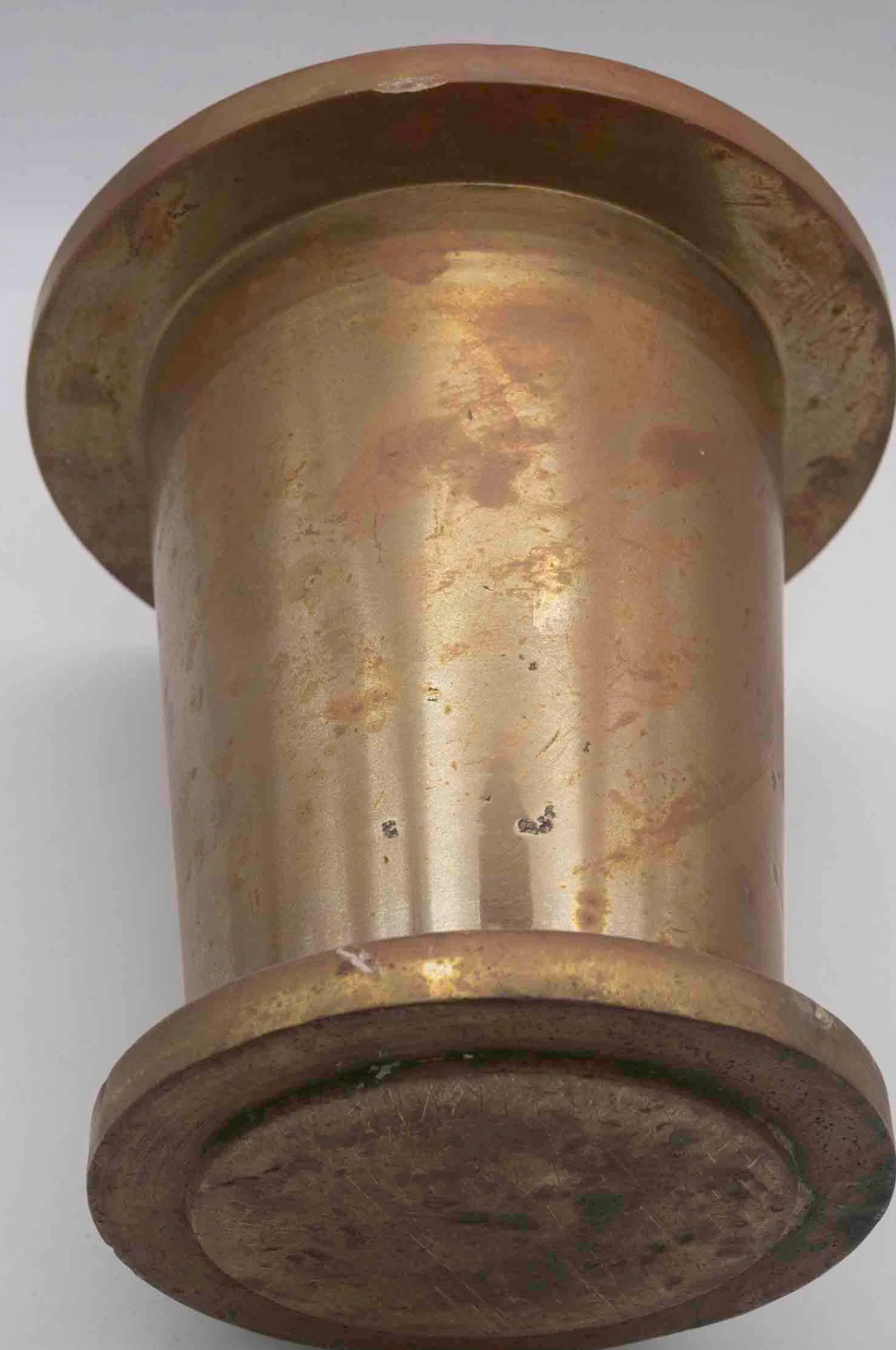 Heavy Antique Patinated Bronze Vase