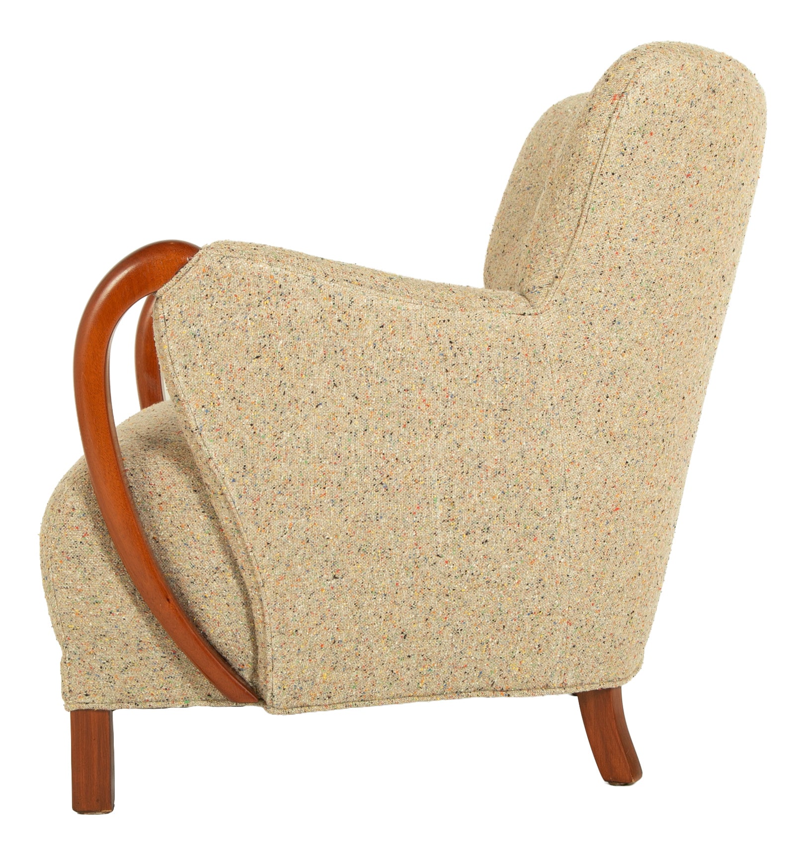 Armchair In The Manner of Viggo Boesen in BDDW fabric