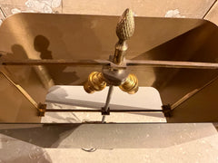 A Maison Charles Sunflower Form Lamp