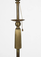 Attributed to Genet et Michon, Metal Floor Lamp, Art Deco Style, c.1930