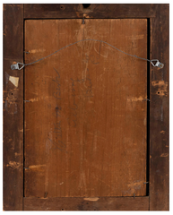 Pennsylvania Tiger Maple Mirror, 19th Century, Signed Hattie Berks, Albany Berks Co.