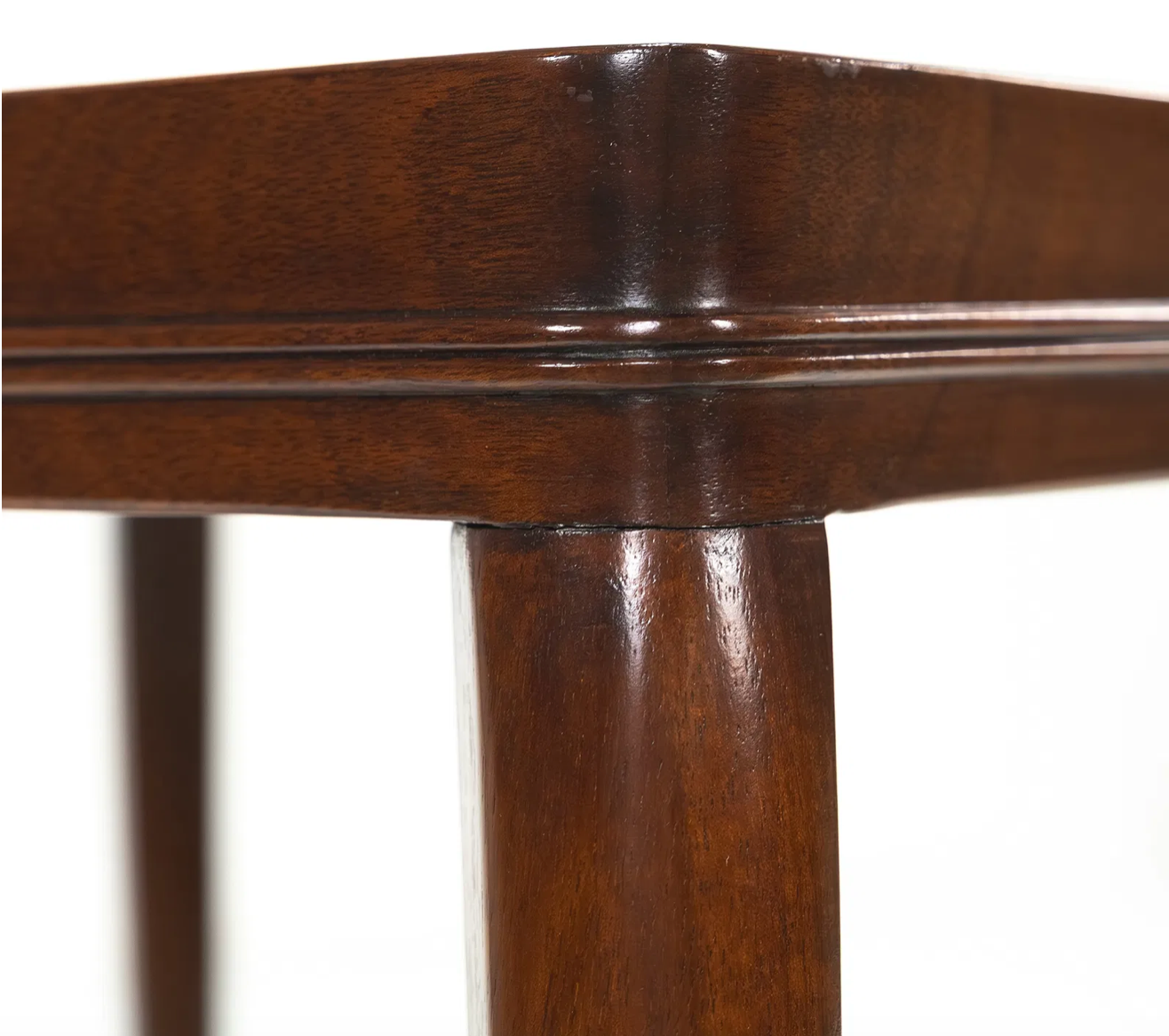 Edward Wormley for Dunbar Mahogany and Leather-Top Game Table