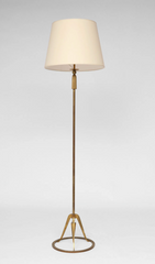 Attributed to Genet et Michon, Metal Floor Lamp, Art Deco Style, c.1930