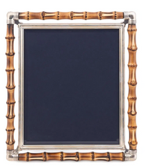 Buccellati Sterling Silver and Natural Bamboo 8x10 Photograph Frame, Late 20th Century