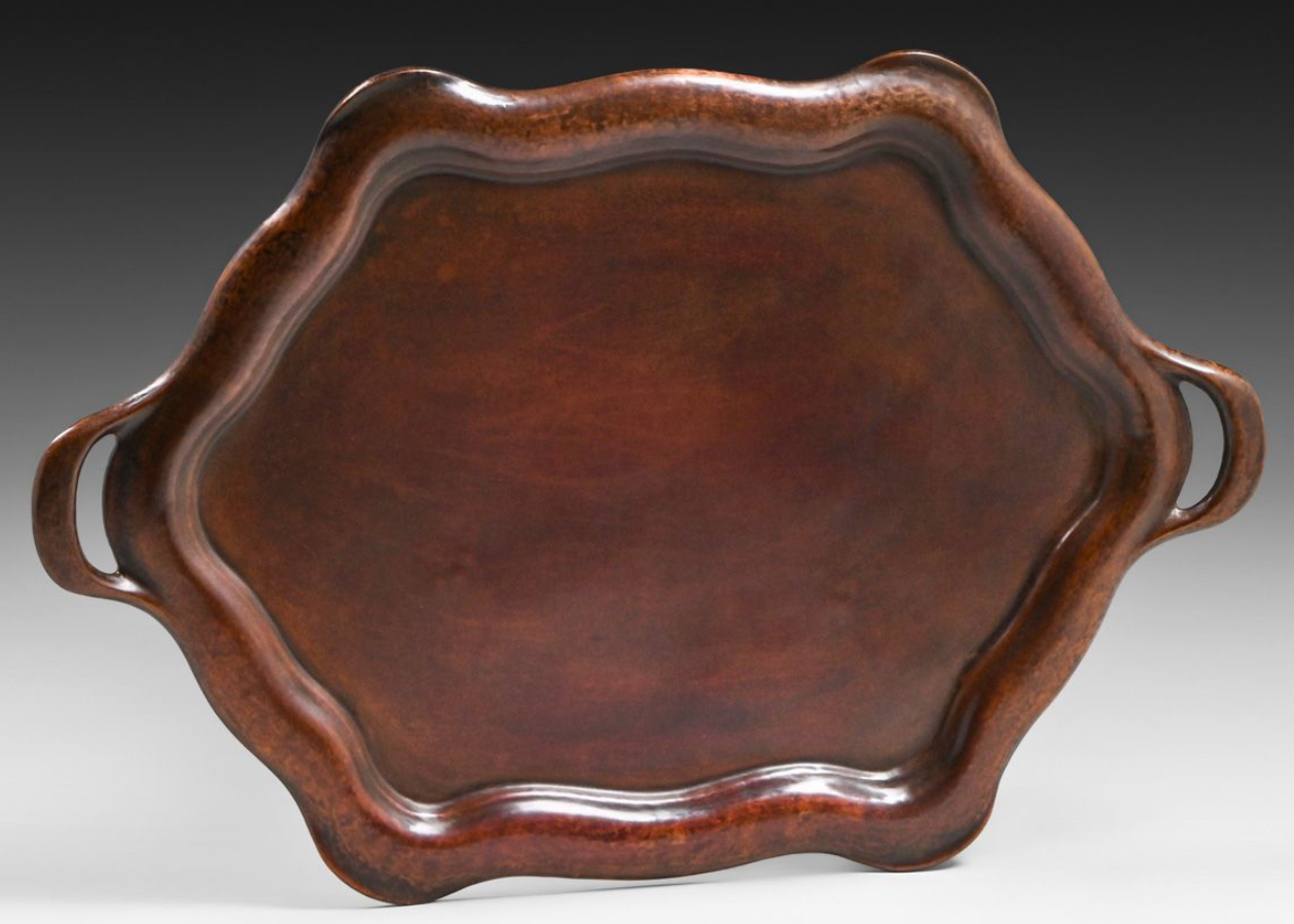 Tiffany Studios Hammered Copper Serving Tray