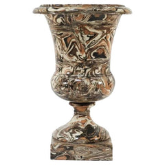 Late 19th Century English Agateware Ceramic Urn