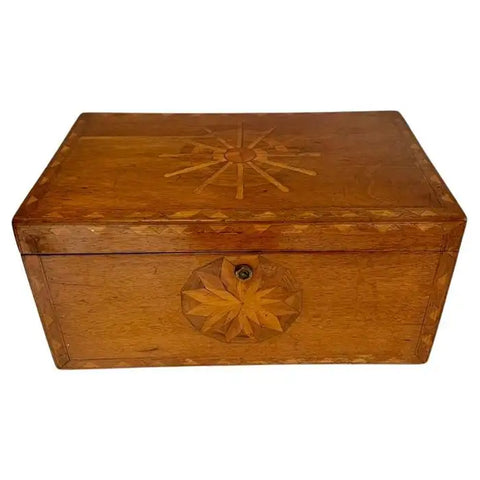 19th Century American Nautical Inlaid Box