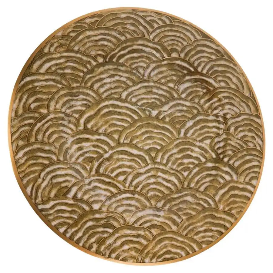 Asian Art Déco Cloisonné Charger or Bowl