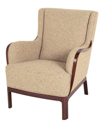 Frits Henningsen Mahogany Chair in BDDW fabric