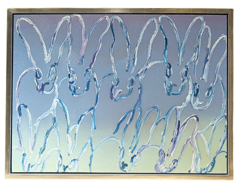 Hunt Slonem (b. 1951) "Gradient Ascension Body Paint" Acrylic on Canvas